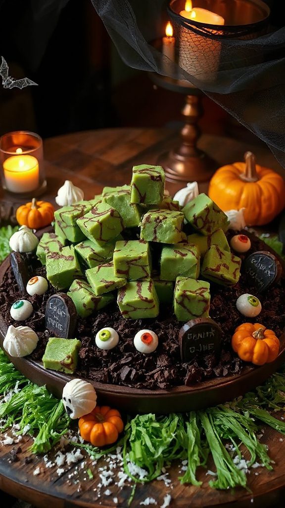 chocolate fudge halloween treats