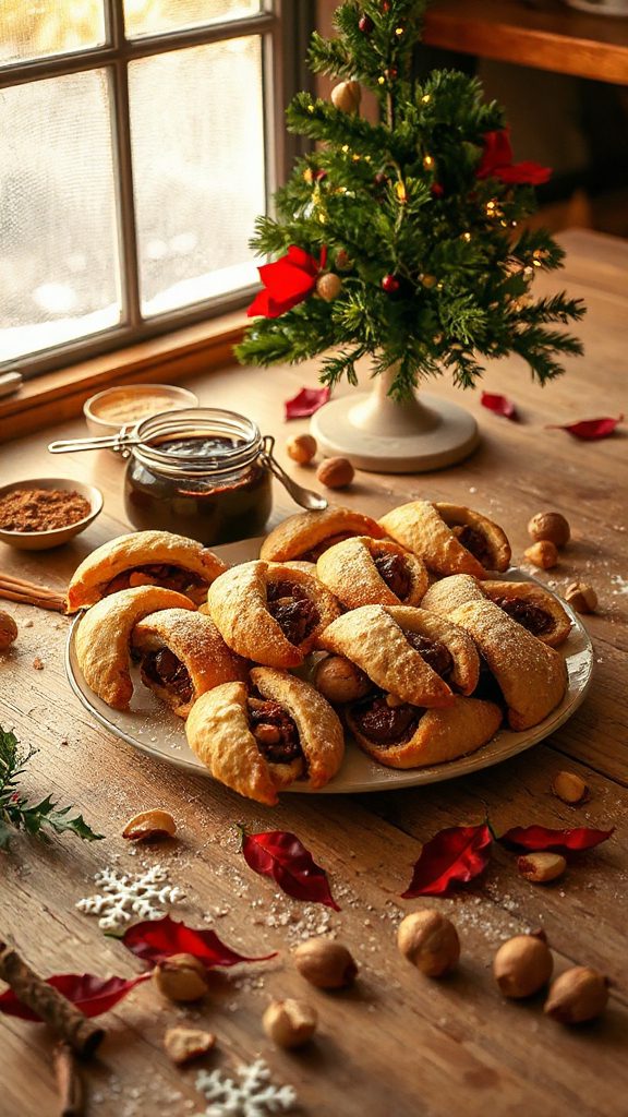 chocolate hazelnut pastry treat chocolate hazelnut pastry treat