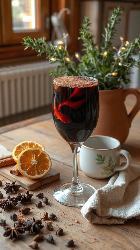 chocolate infused festive beverage chocolate infused festive beverage