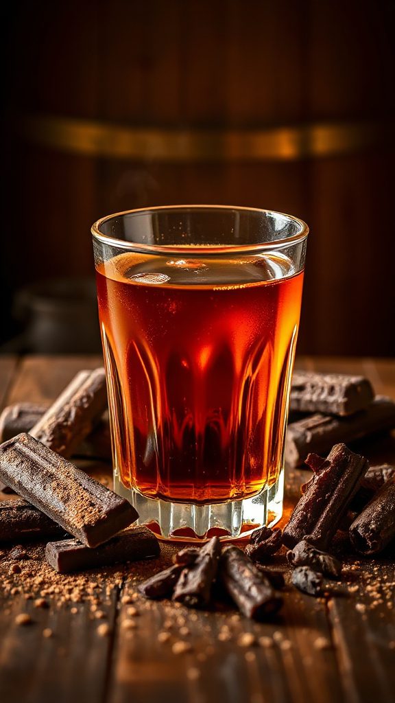 chocolate licorice bourbon delight