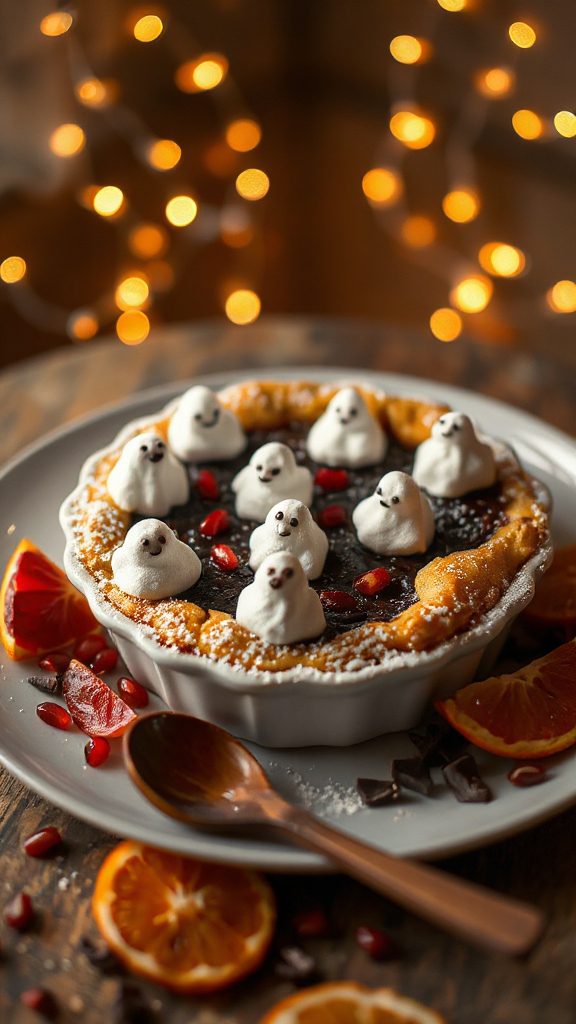 chocolate marshmallow halloween dessert