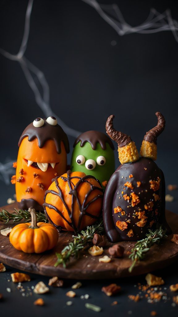 chocolate nougatine monster treats