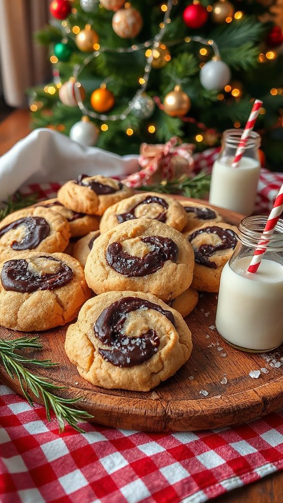 chocolate peanut butter cookies