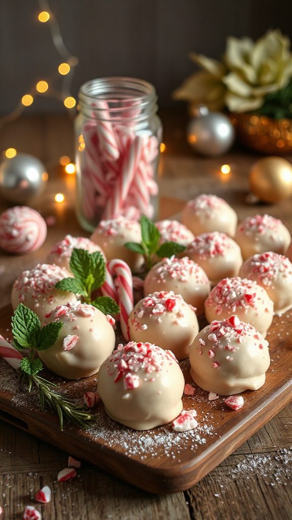 chocolate peppermint cookie truffles chocolate peppermint cookie truffles