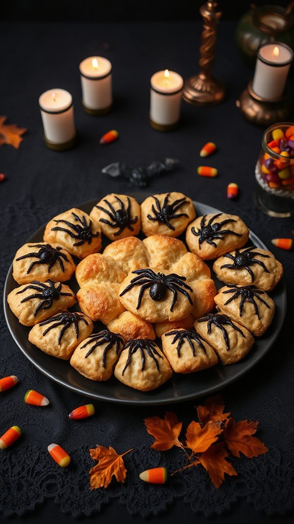 chocolate web halloween decoration