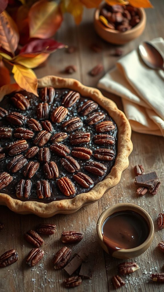 chocolatey nutty dessert delight