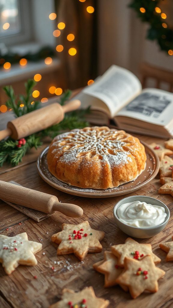christmas rice cream cookies