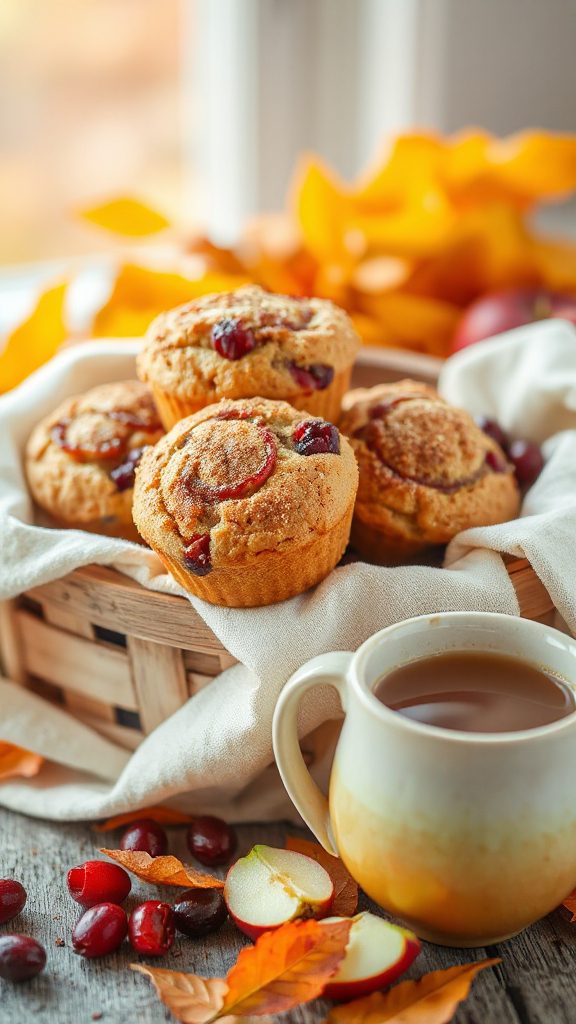 cinnamon apple cranberry muffins recipe cinnamon apple cranberry muffins recipe