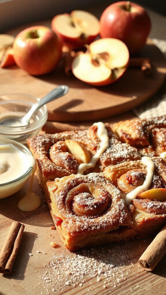 cinnamon apple dessert bars