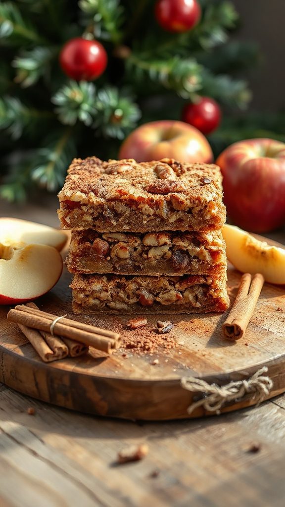 cinnamon apple nut bars cinnamon apple nut bars