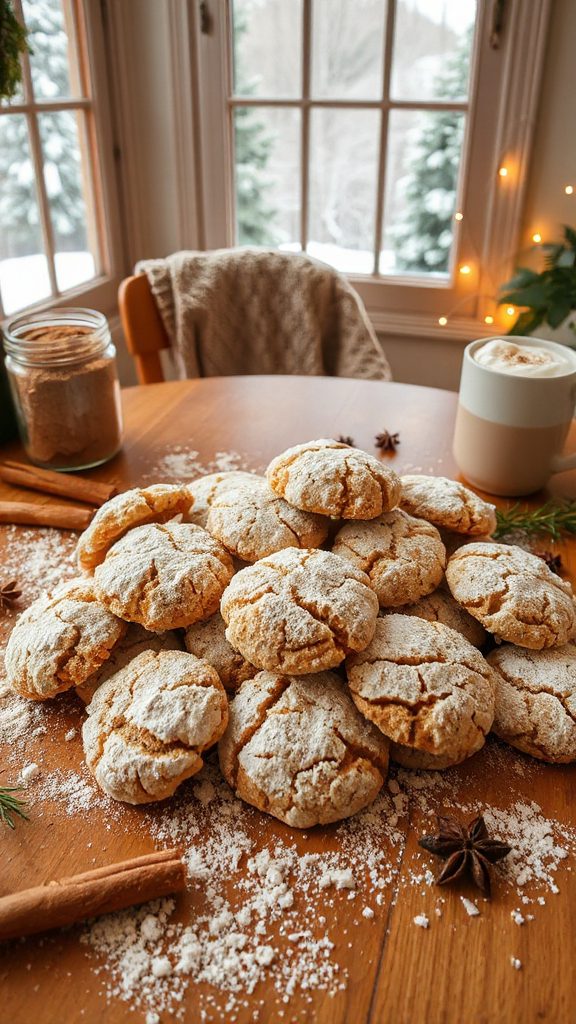 cinnamon crinkle cookie recipe