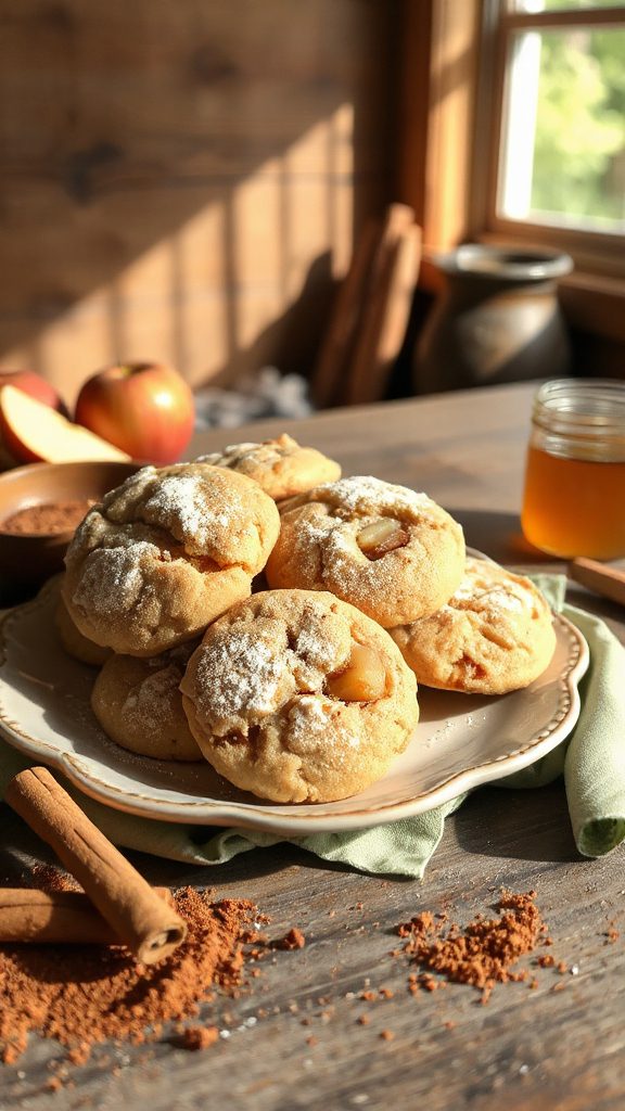 cinnamon infused apple cookies cinnamon infused apple cookies