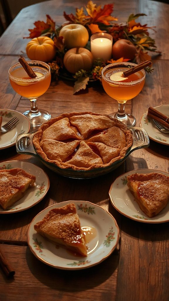 cinnamon infused apple pie