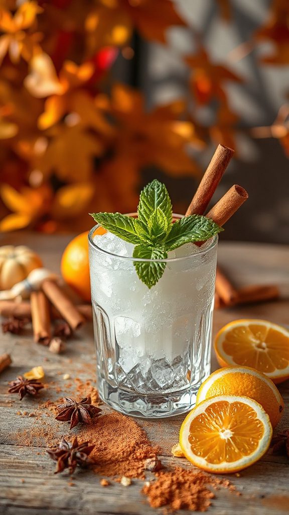 cinnamon infused autumn cocktail delight