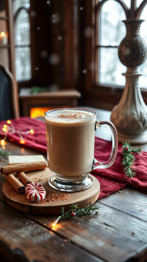 cinnamon infused holiday eggnog