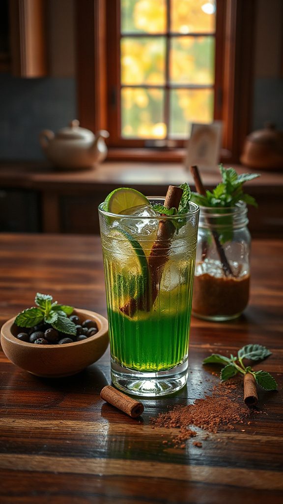 cinnamon infused mojito cocktail recipe