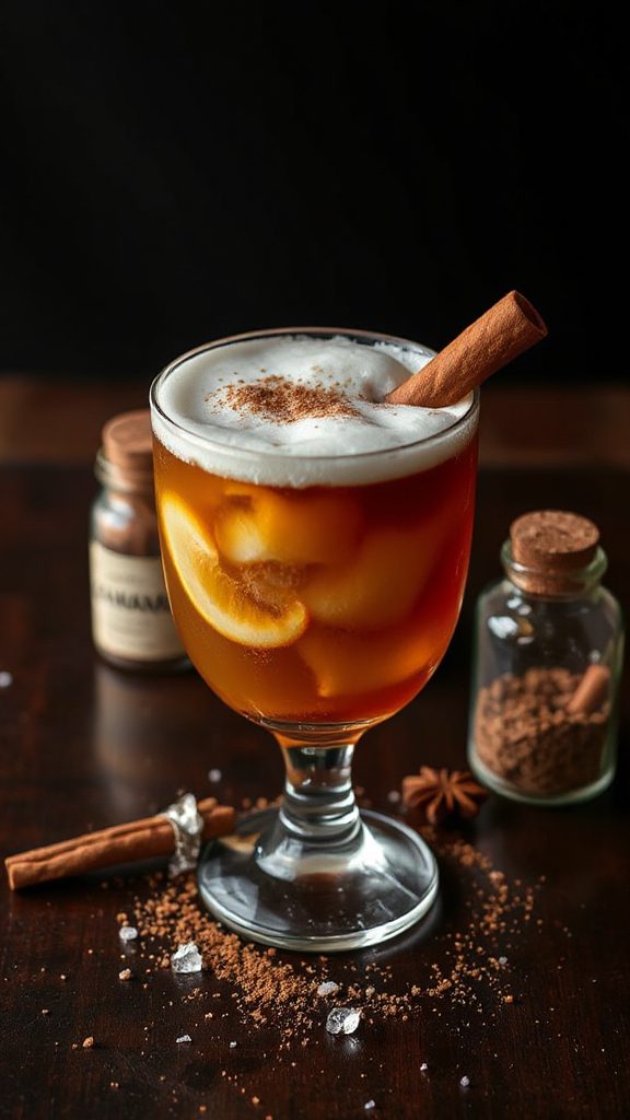 cinnamon molasses sour cocktail cinnamon molasses sour cocktail