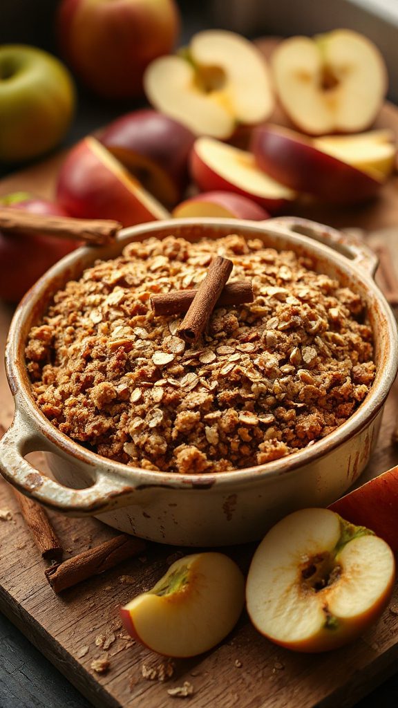 cinnamon oat apple delight