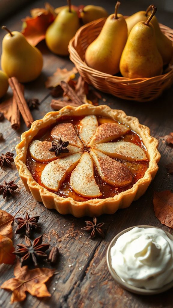 cinnamon pear tart delight