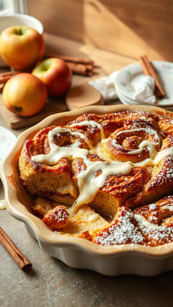 cinnamon roll breakfast bake cinnamon roll breakfast bake