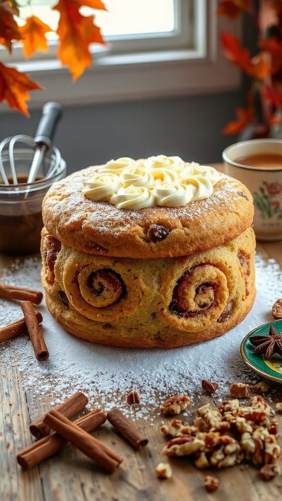 cinnamon roll cookie delight