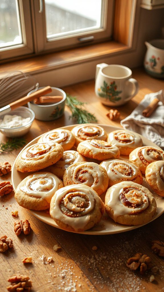 cinnamon roll flavored cookies