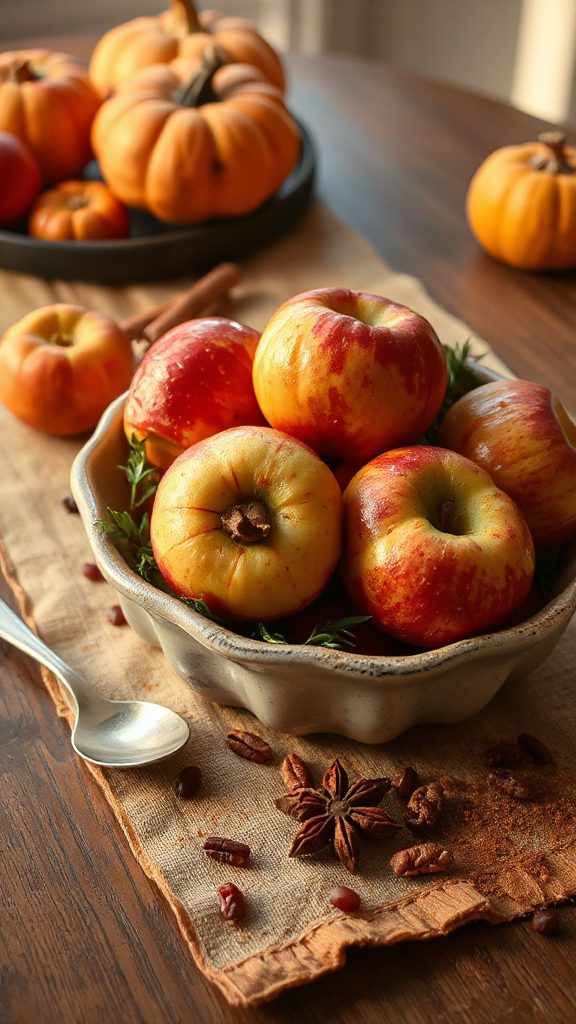 cinnamon spiced roasted apples recipe