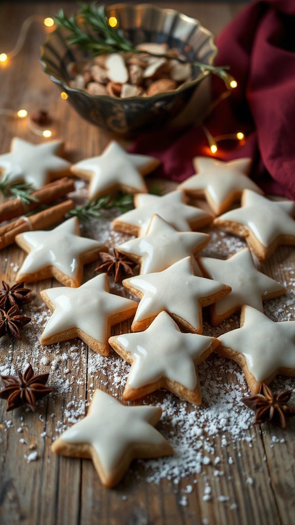 cinnamon star christmas cookies