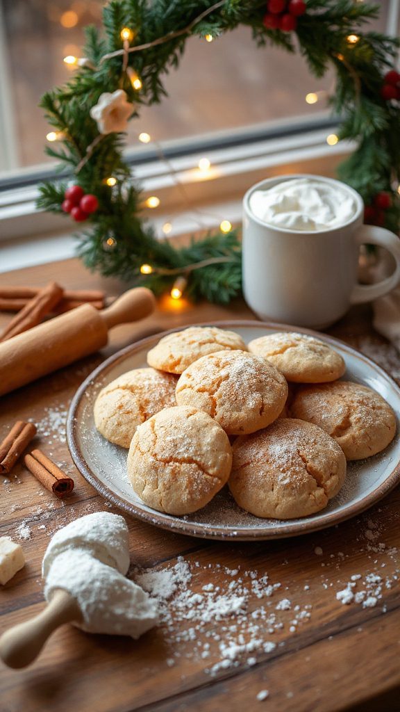 cinnamon sugar coated cookies