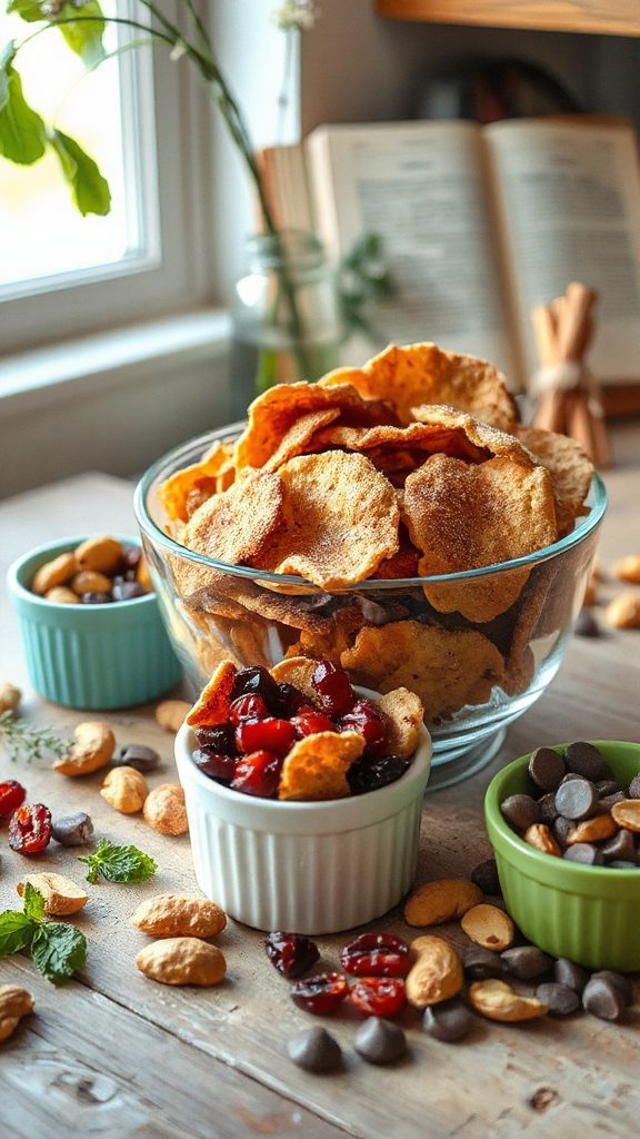 cinnamon sugar coated pita