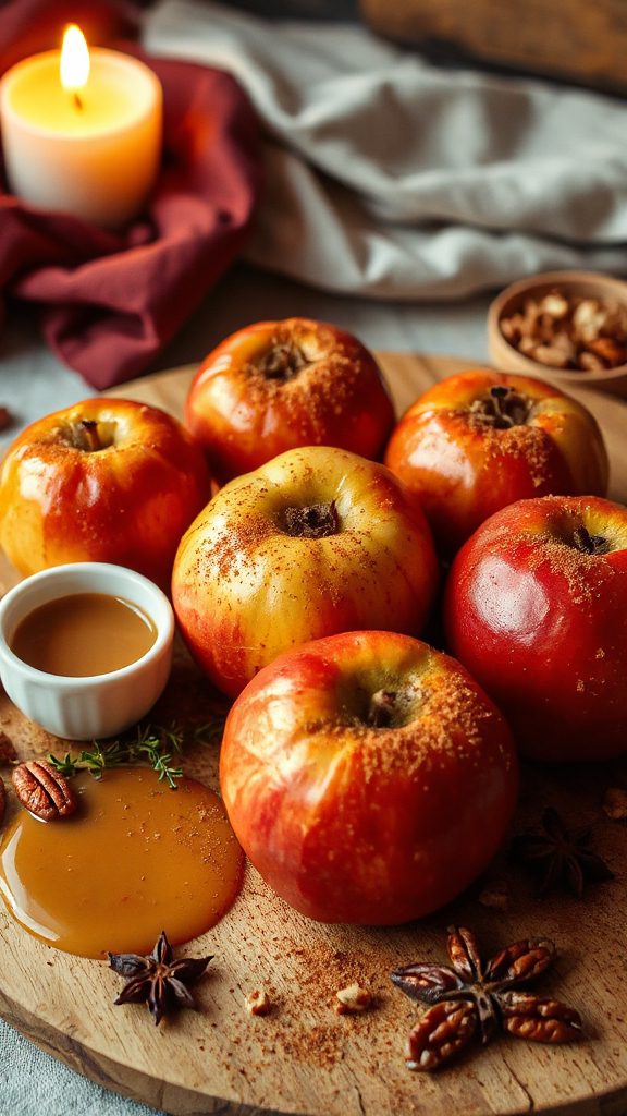 cinnamon sugar roasted apples