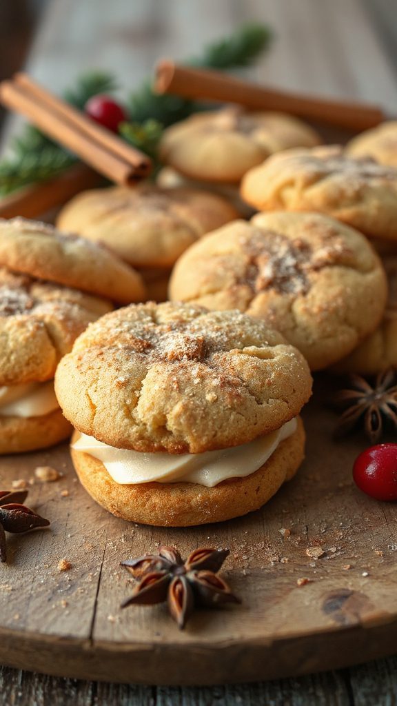 cinnamon sugar sandwich cookies