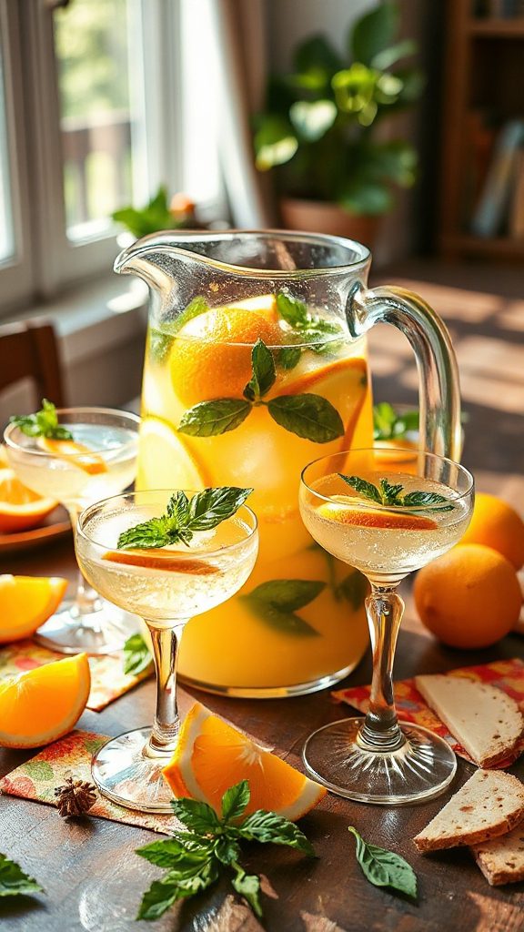 citrus basil cocktail delight citrus basil cocktail delight
