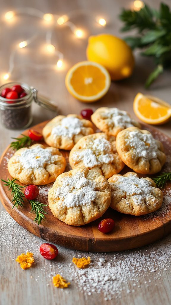 citrus chia seed cookies