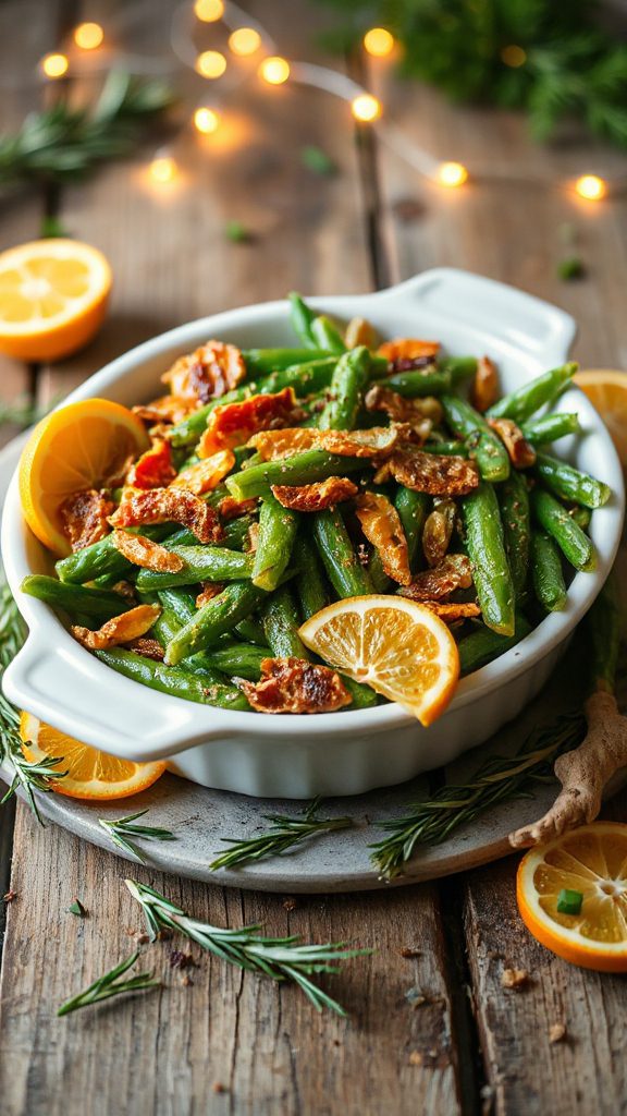 citrus ginger green bean casserole citrus ginger green bean casserole