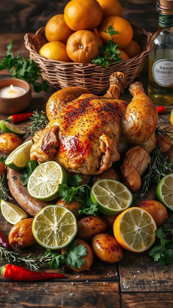 citrus herb roasted chicken