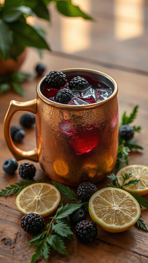 citrus infused blackberry mezcal cocktail citrus infused blackberry mezcal cocktail