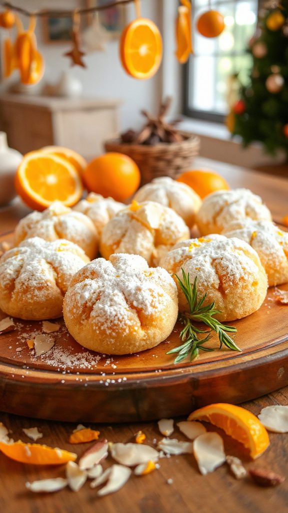 citrus infused buttery cookies