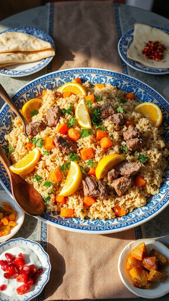 citrus infused herbaceous plov citrus infused herbaceous plov