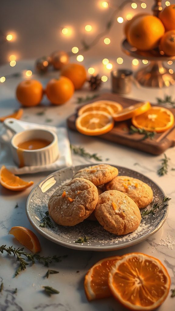 citrus infused holiday cookies
