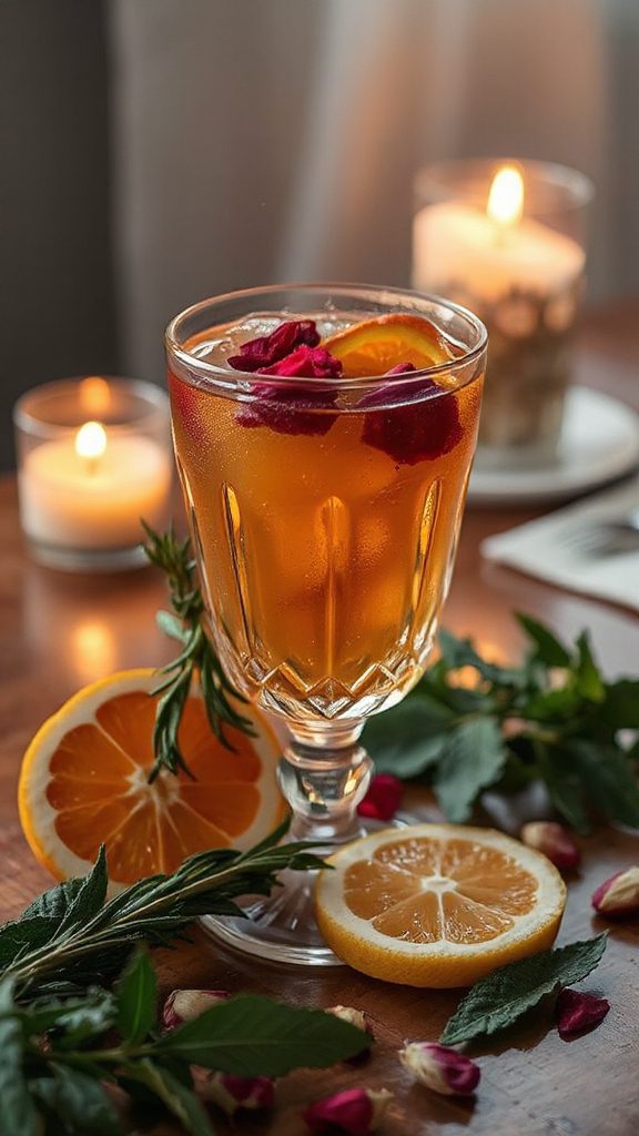 citrus infused spiced gin tonic