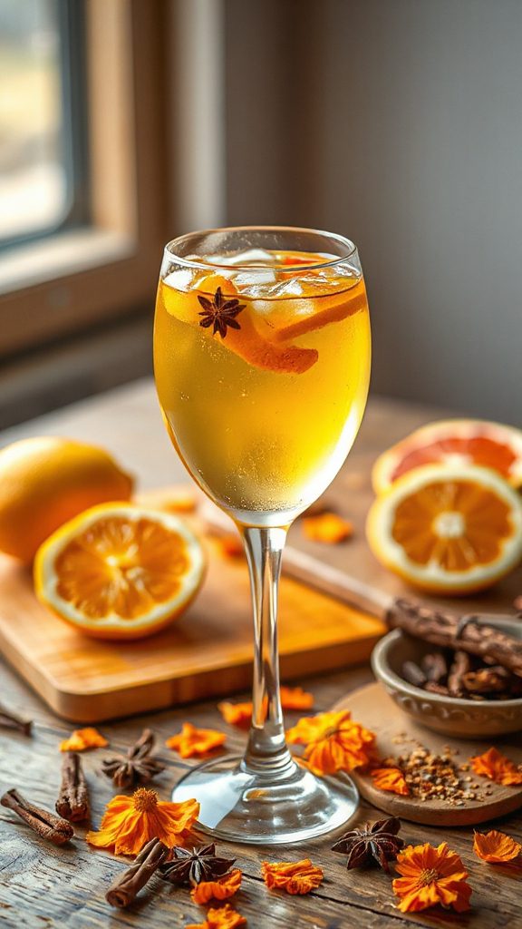 citrus infused warm wine spritz citrus infused warm wine spritz