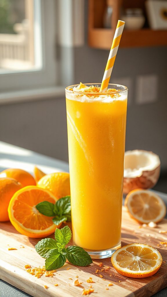 citrus smoothie for vitality