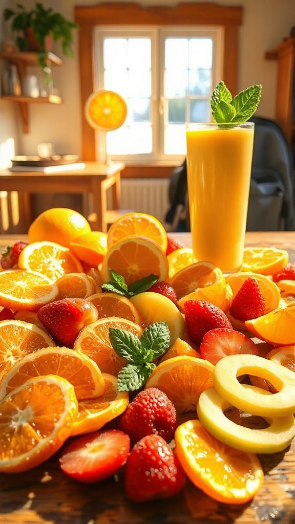 citrus smoothie packed vitamins