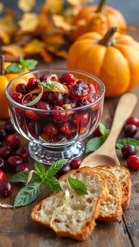 citrusy cranberry thanksgiving relish