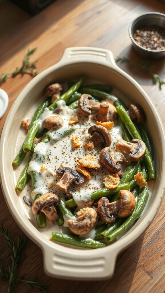 classic creamy green bean bake