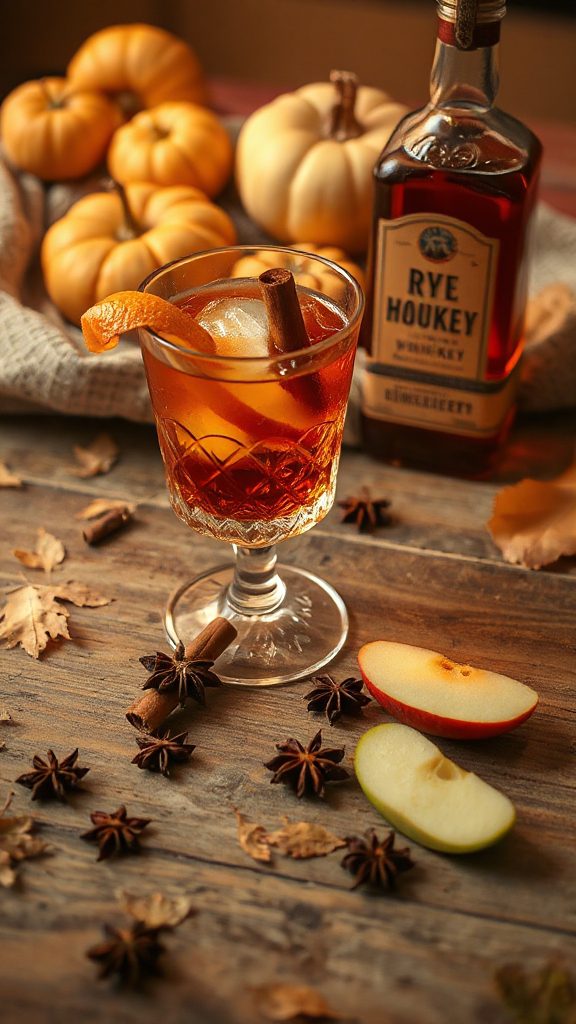classic rye whiskey cocktail