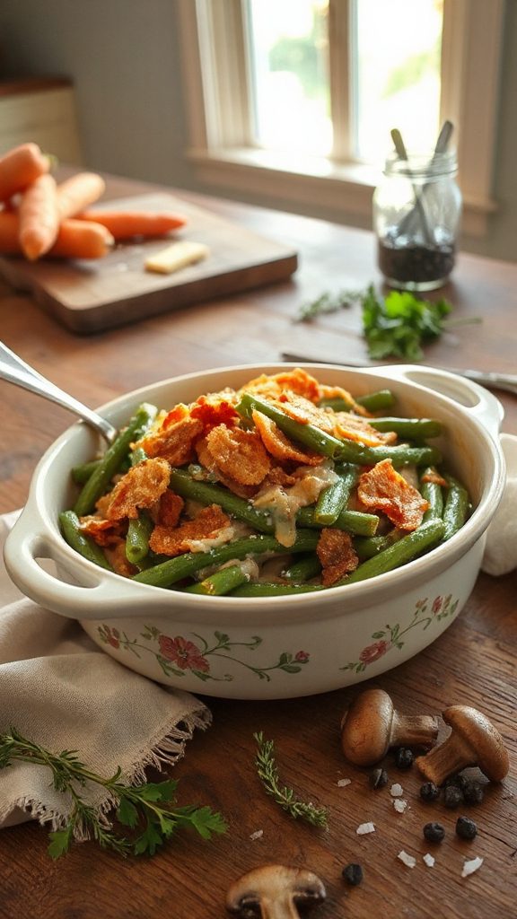 classic southern green bean casserole