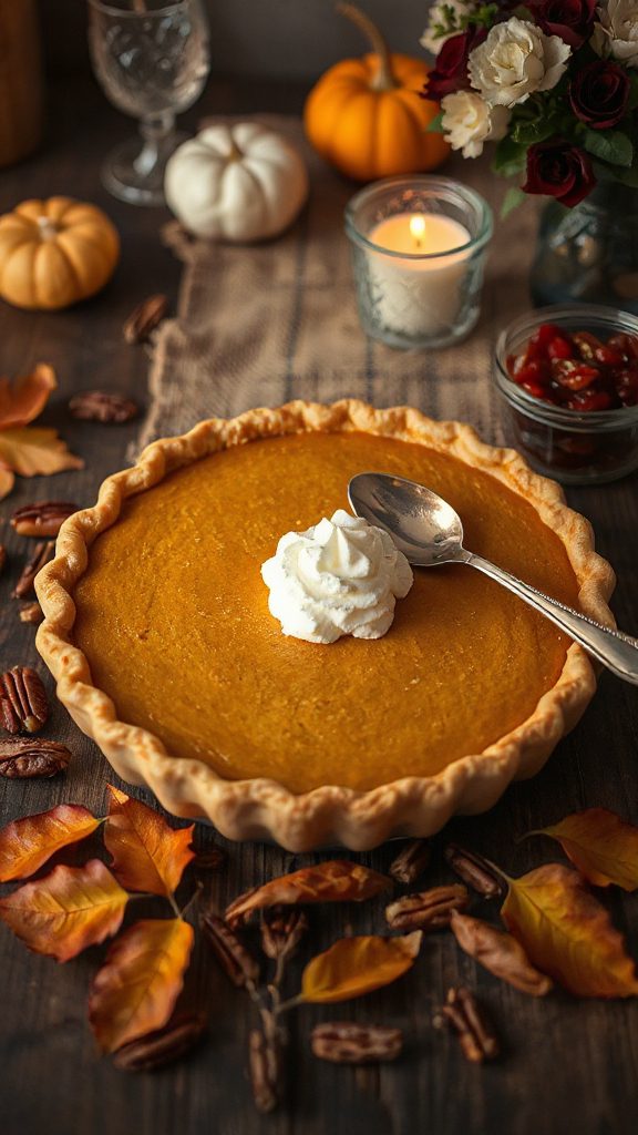 classic thanksgiving pumpkin pie