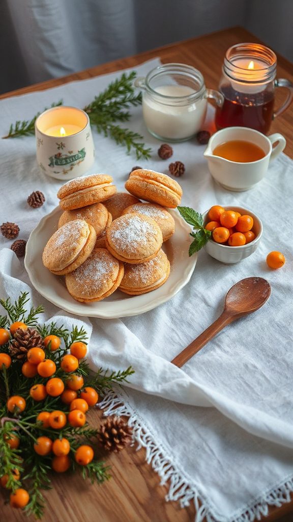 cloudberry cream sandwich cookies